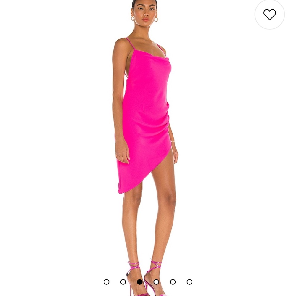 Amanda uprichard hot pink cocktail dress